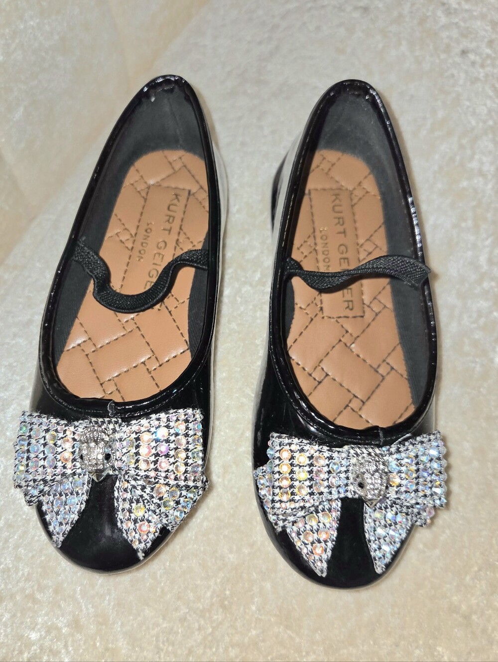 Kurt Geiger London Kids Mini Kensington Ballerina (Toddler) Size 9